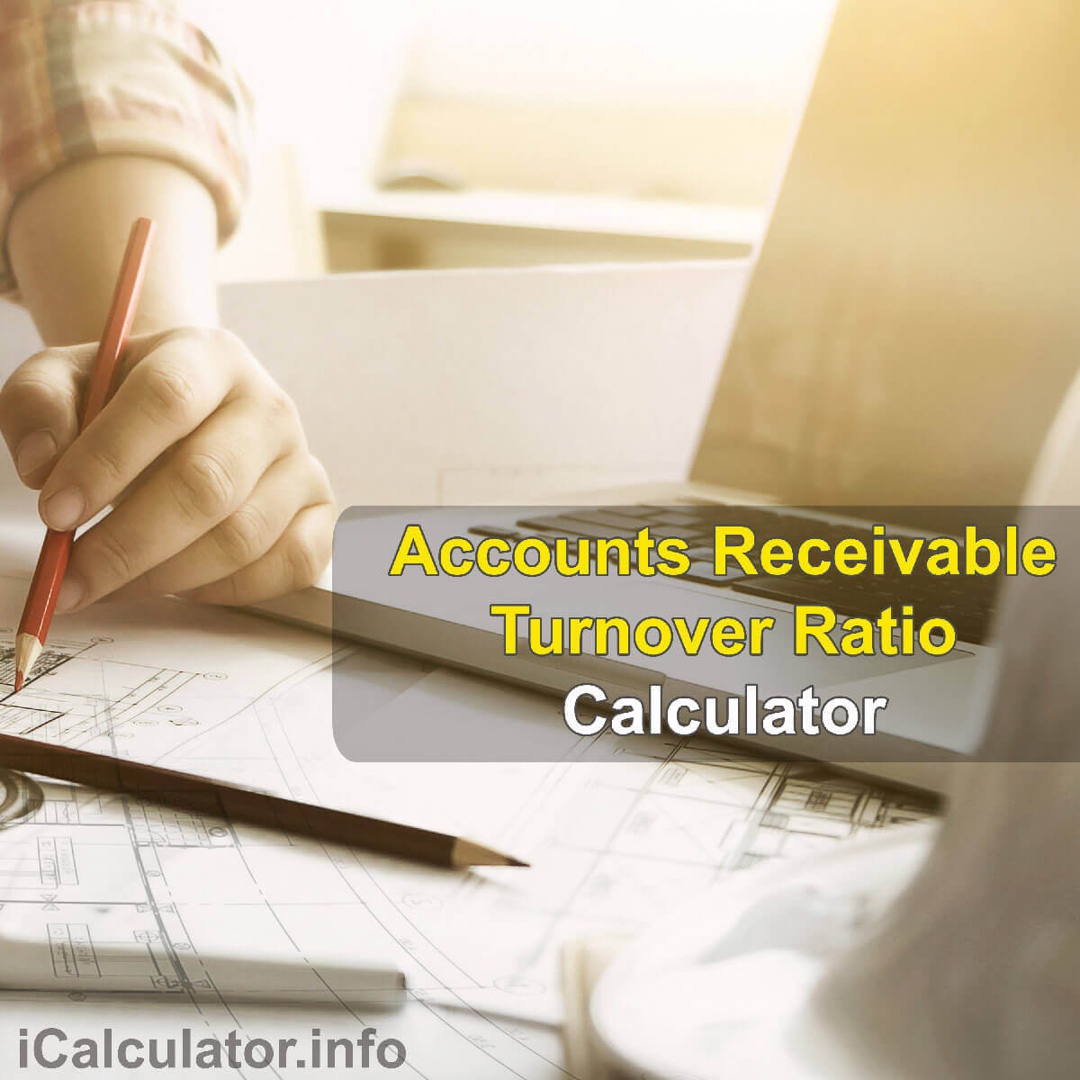 Accounts Receivables Turnover Ratio Calculator. This image provides details of how to calculate the Accounts Receivables Turnover Ratio using a calculator and notepad. By using the Accounts Receivables Turnover Ratio formula, the ARTR Calculator provides a true calculation of the quantify of the effectiveness of your company's ability to collect its credits that are owed by its clients