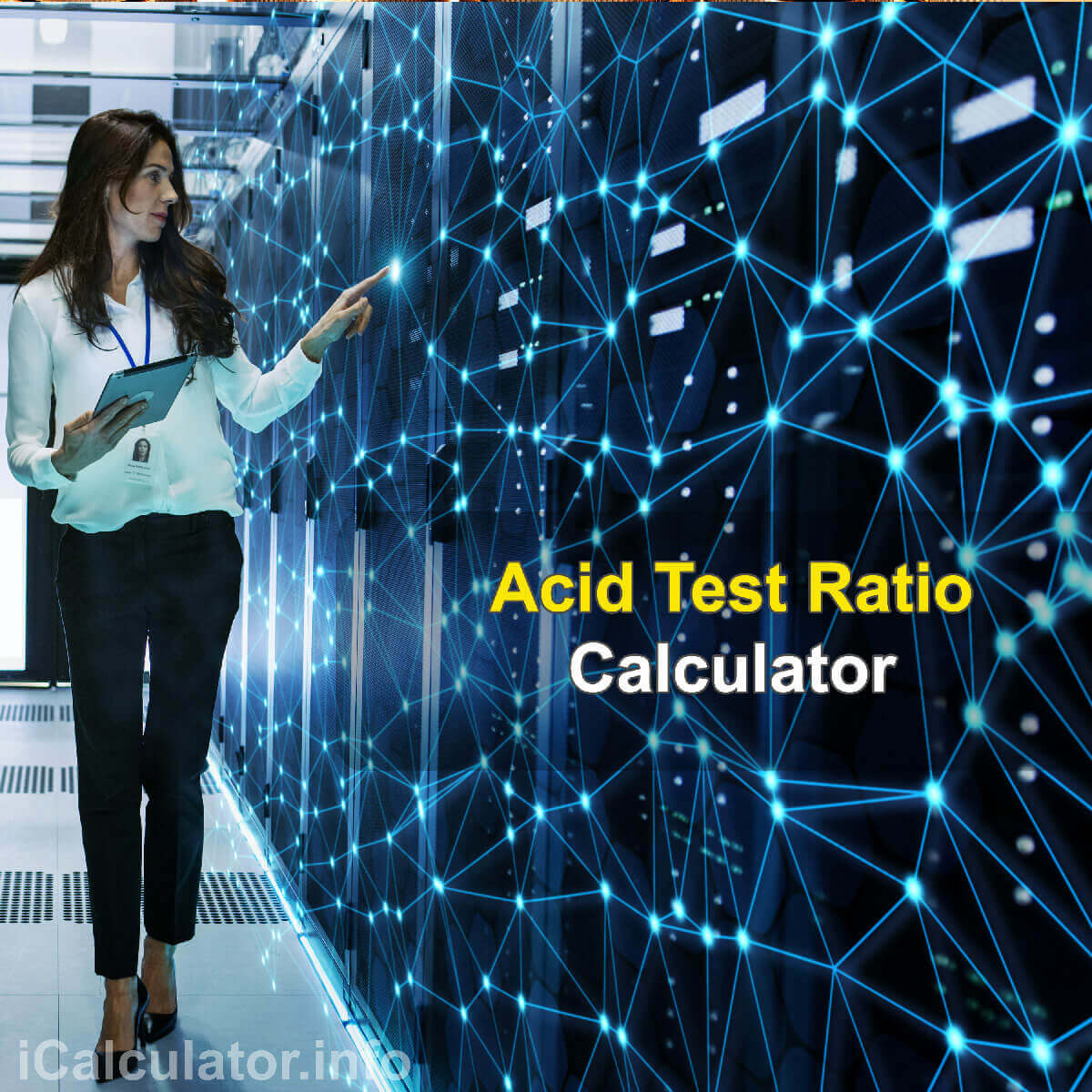 Acid Test Ratio Calculator. This image provides details of how to calculate the Acid Test Ratio using a calculator and notepad. By using the rule of Acid Test Ratio formula, the Acid Test Ratio Calculator provides a true calculation of how viable a company is for investment and financial stability based on cash flows.