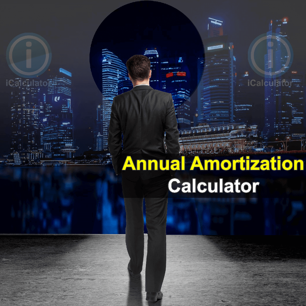 Annual Amortization Calculator. This image provides details of how to calculate annual amortization using a calculator and notepad. By using the annual amortization formula, the Annual Amortization Calculator provides a true calculation of the monthly repayments and the amount of interest from borrowing or investing using amortization formula on an annual basis