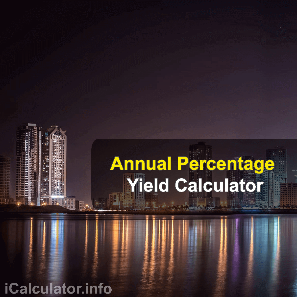Annual Percentage Yield Calculator. This image provides details of how to calculate Annual Percentage Yield using a calculator and notepad. By using the Annual Percentage Yield formula, the Annual Percentage Yield Calculator provides a true calculation of the amount of money that can be earned with compound interest, the APY will let us know the amount of money earned on the original deposit as well as the interest which is earned