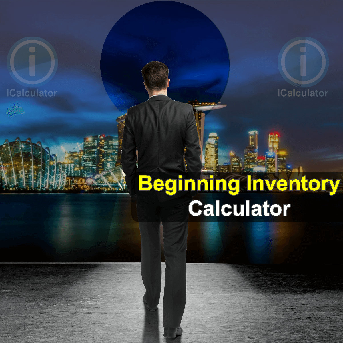 Beginning Inventory Calculator. This image provides details of how to calculate beginning inventory using a calculator and notepad. By using the Beginning Inventory formula, the Beginning Inventory Calculator provides a true calculation of the cash value of a company's inventory at the beginning of a new accounting period