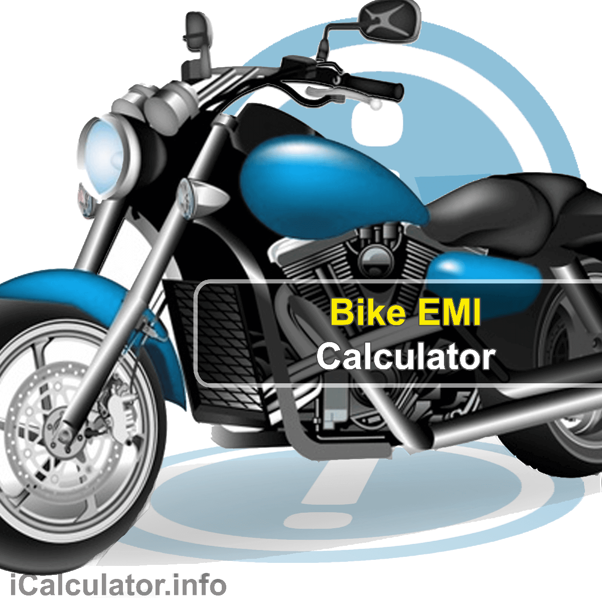 Bike EMI Calculator. This image provides details of how to calculate Bike EMI using a calculator and notepad. By using the EMI formula, the Bike EMI Calculator provides a true calculation of the monthly repayments on a bike loan for your new motorbike.
