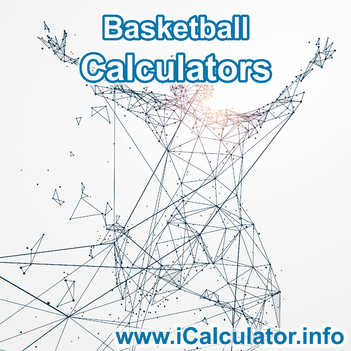 Basketball Calculator. This image shows an Basketball player playing basketball - by iCalculator