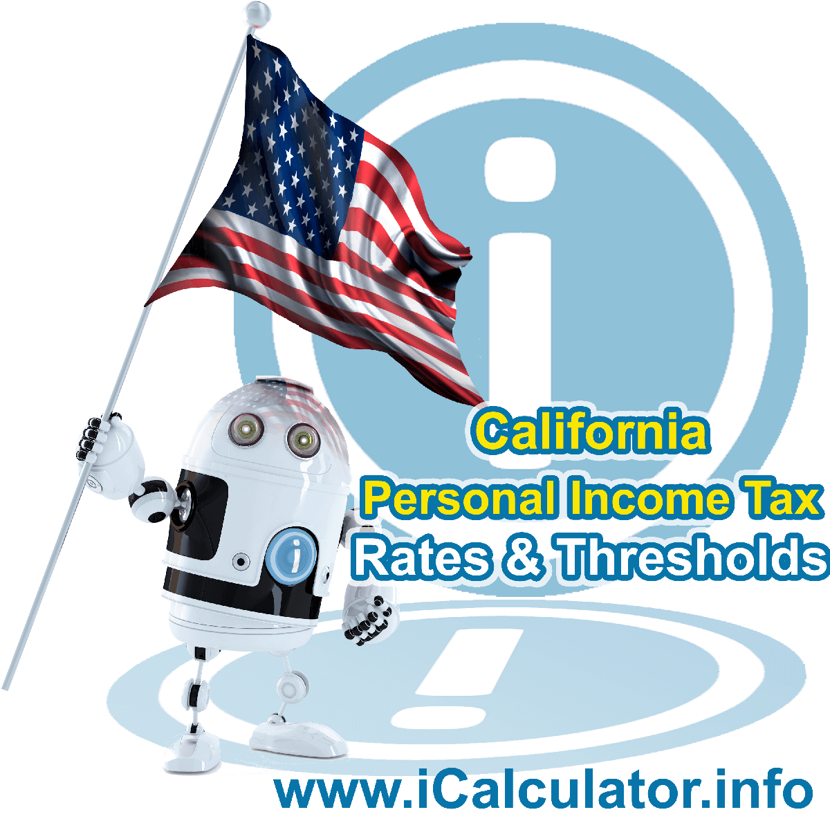 California State Tax Tables 2023. This image displays details of the California State Tax Tables for the 2023 tax return year which is provided in support of the 2023 US Tax Calculator