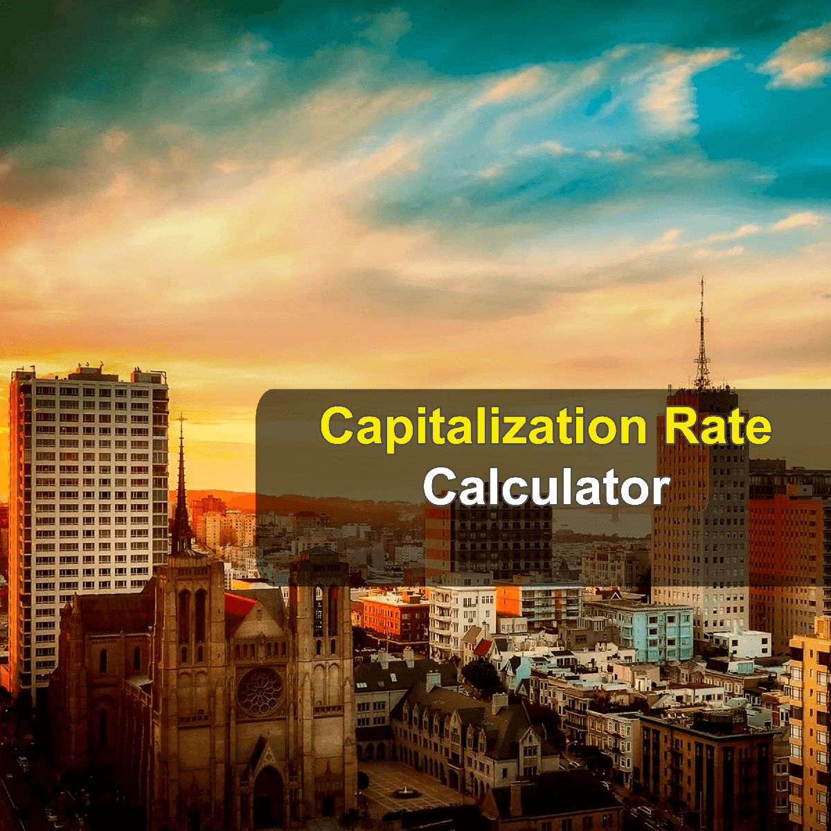 Capitalization Rate Calculator. This image provides details of how to calculate the capitalization rate using a calculator and notepad. By using the cap rate formula, the Cap Rate Calculator provides a true calculation of the profitability of real estate investments.