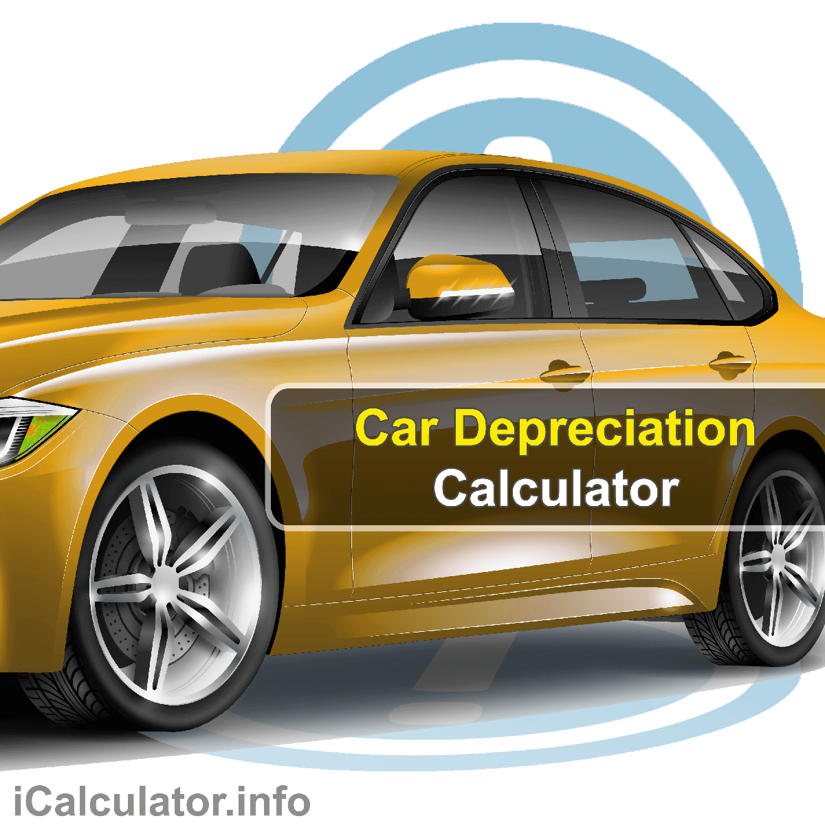 Car Depreciation Calculator. This image provides details of how to calculate depreciation costs of a car using a calculator and notepad. By using the car depreciation formula, the Car Depreciation Calculator provides a true calculation of the future value of a car when factoring in depreciation.