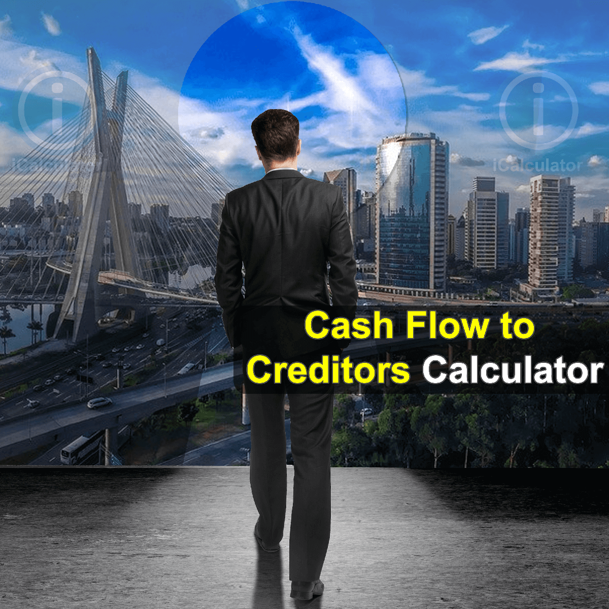 Cash Flow to Creditors Calculator. This image provides details of how to calculate cash flow to creditors using a calculator, pen and notepad. By using the cash flow formula, the Cash Flow to Creditors Calculator provides a true calculation of the net amount of cash and cash-equivalents going in and out of a business