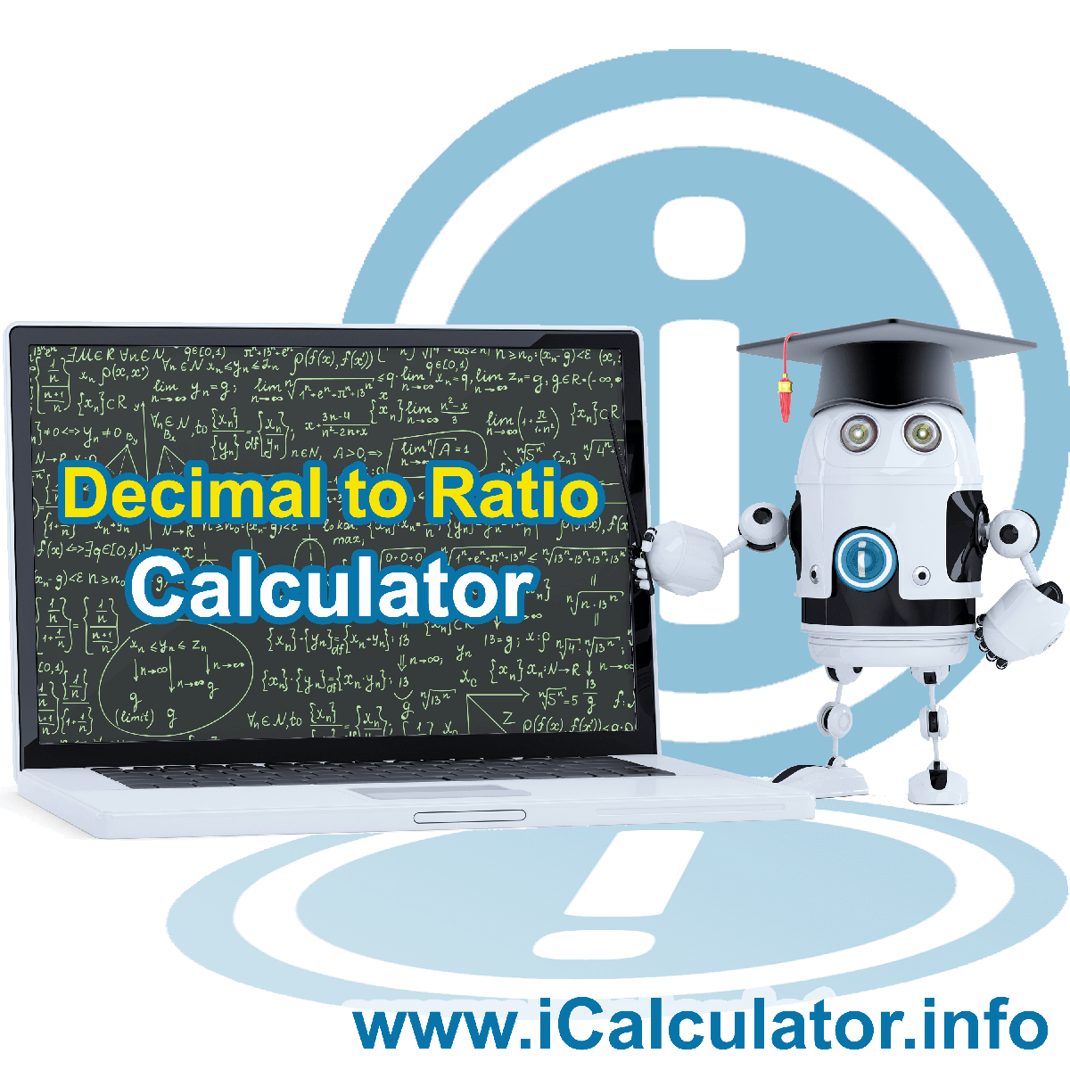 Decimal To Ratio. This image shows the properties and decimal to ratio formula for the Decimal To Ratio