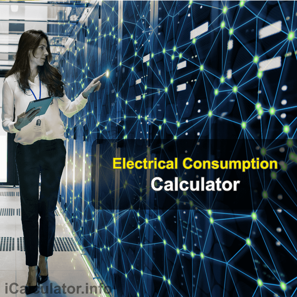 Household Electrical ConsumptionCalculator. This image provides details of how to calculate your household energy consumption using a good calculator, a pen and paper. By using the electrical energy consumption formula, the Household Electrical Consumption Calculator provides a comparison of the energy used by each of your appliances in your houselh along with the total annua costs to help you reduce your energy bills.