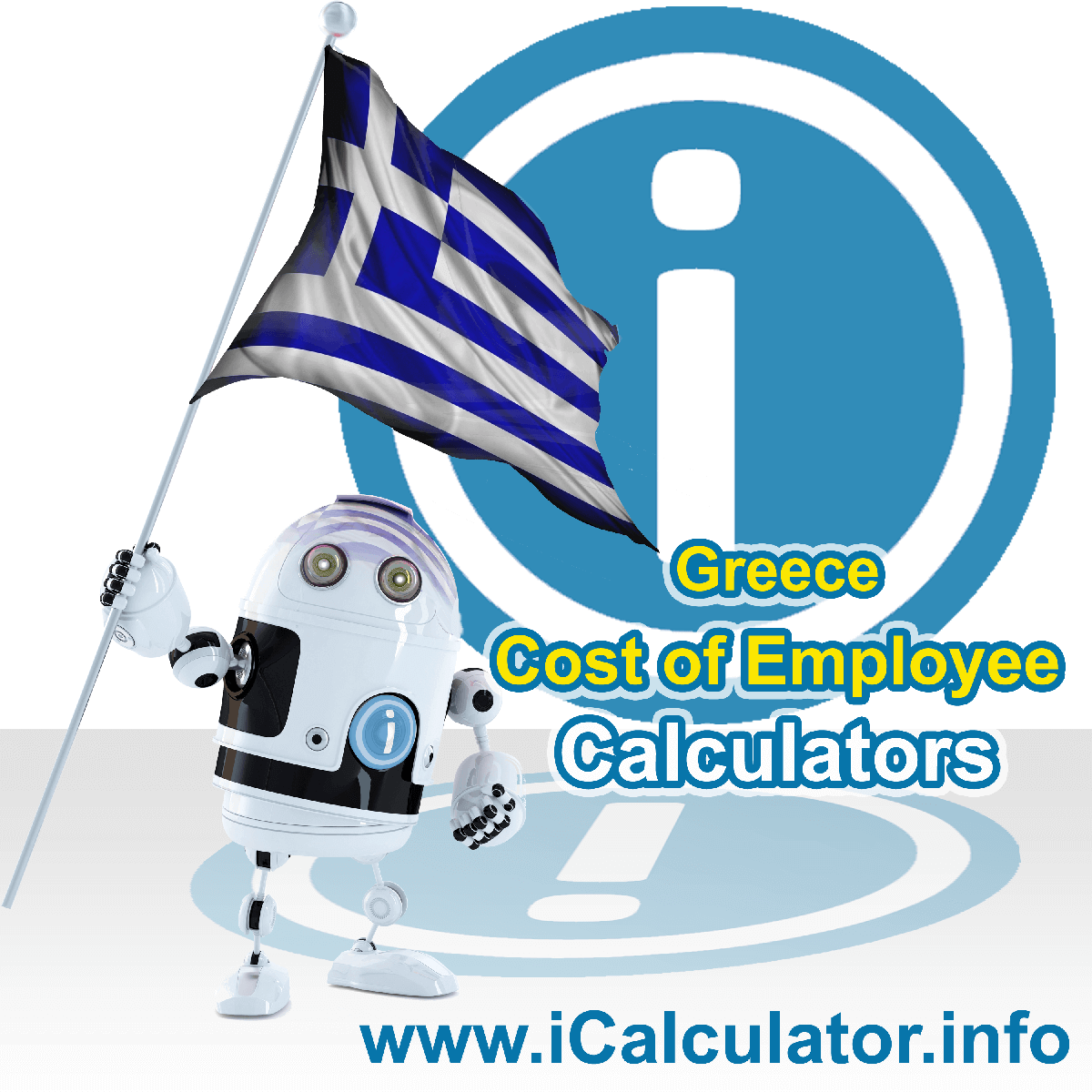 True Cost of an Employee in Greece Calculator. This image shows a new employer in Greece looking hiring a new employee, they calculate the cost of hiring an employee in Greece using the True Cost of an Employee in Greece calculator to understand their employment cost in Greece in 2023