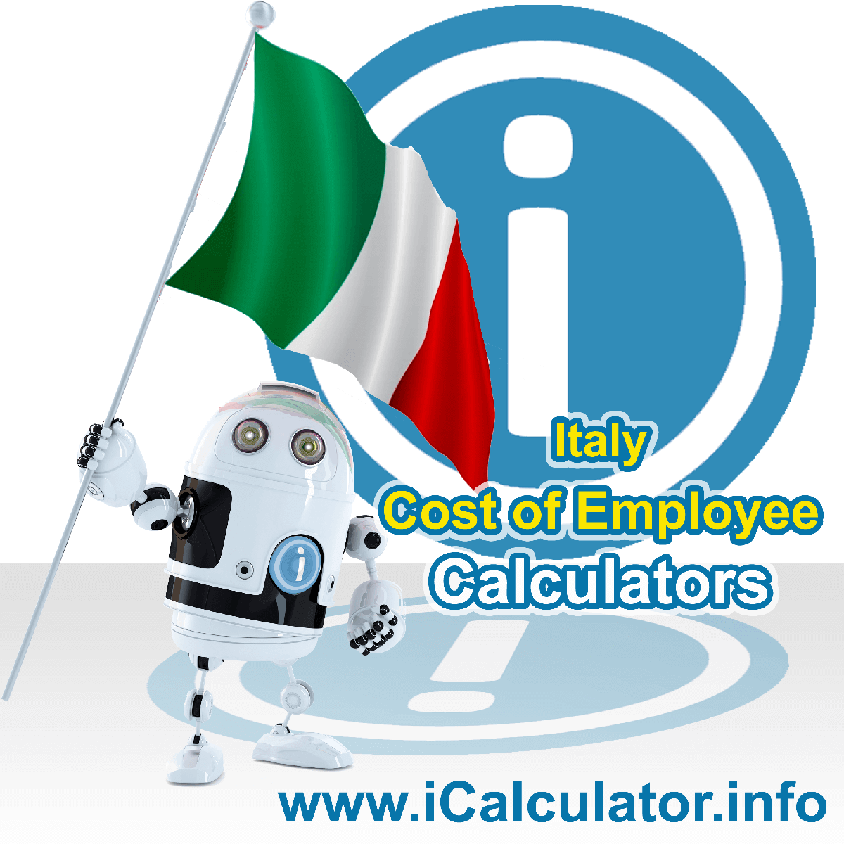 True Cost of an Employee in Italy Calculator. This image shows a new employer in Italy looking hiring a new employee, they calculate the cost of hiring an employee in Italy using the True Cost of an Employee in Italy calculator to understand their employment cost in Italy in 2019