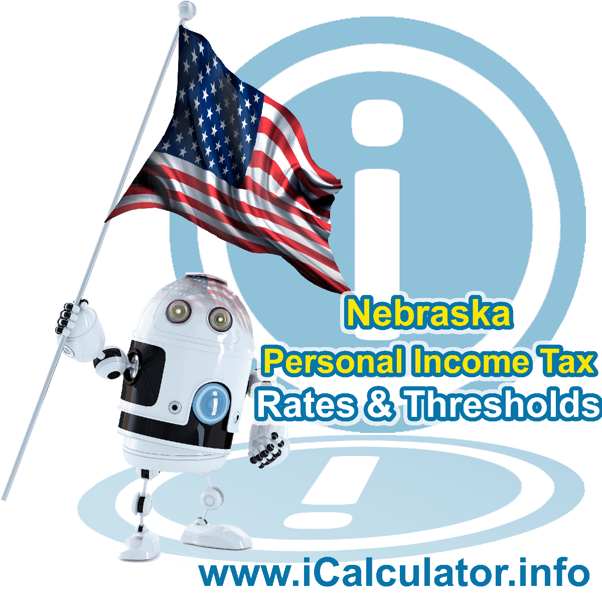 Nebraska State Tax Tables 2023. This image displays details of the Nebraska State Tax Tables for the 2023 tax return year which is provided in support of the 2023 US Tax Calculator