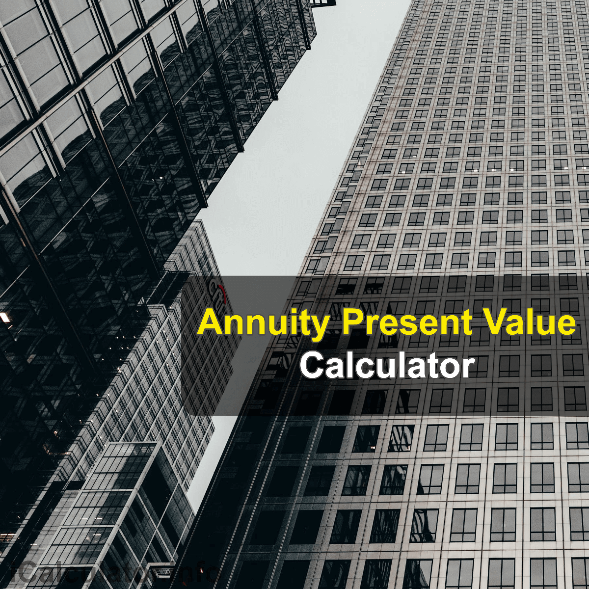 Present Value of Annuity Calculator. This image provides details of how to calculate the present value of an annuity using a calculator and notepad. By using the present value of an annuity formula, the Present Value of Annuity Calculator Calculator provides a true calculation of the current value of future payments that could be received.