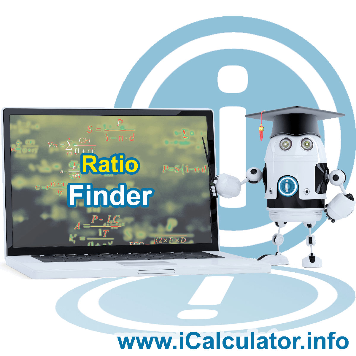 Ratio Finder. This image shows the properties and ratio finder formula for the Ratio Finder