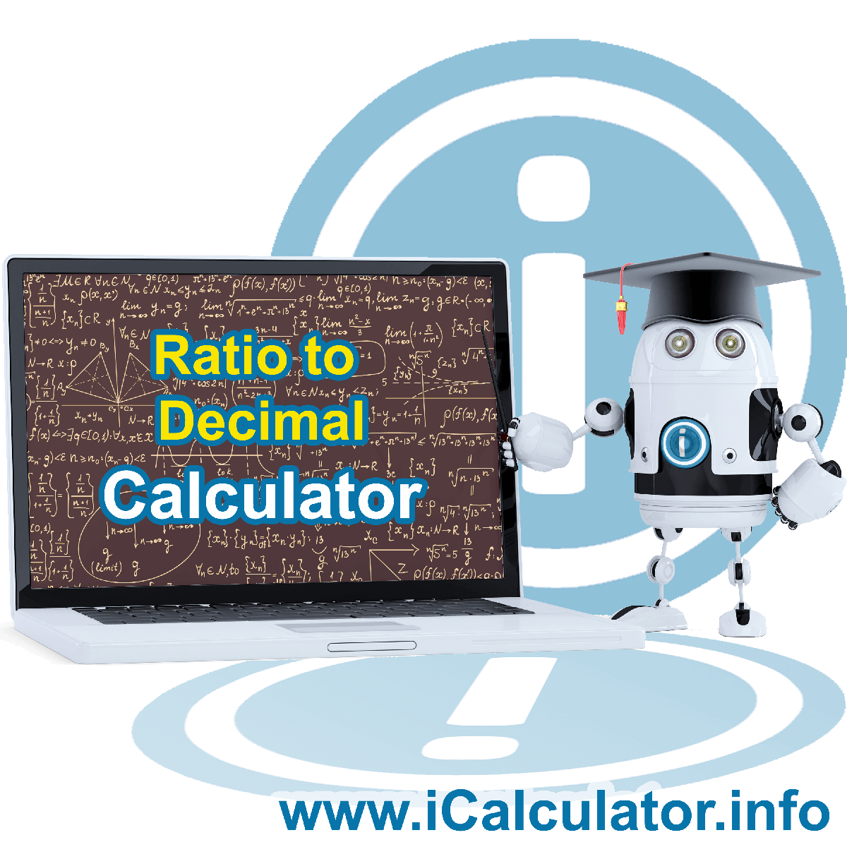 Ratio To Decimal. This image shows the properties and ratio to decimal formula for the Ratio To Decimal