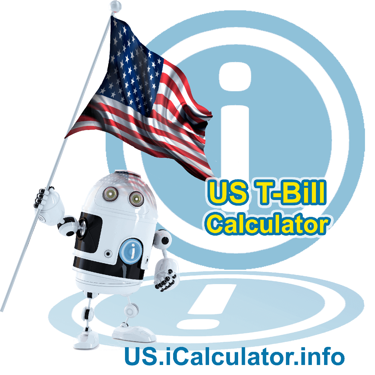 US T-Bill Calculator will calculate the 3 monthly interest on a Treasury Bill, the annual interest on a T-bill and other T-bill periods depending on the duration of the T-bill bond, the face value and the amount paid for the T-bill during the auction process.