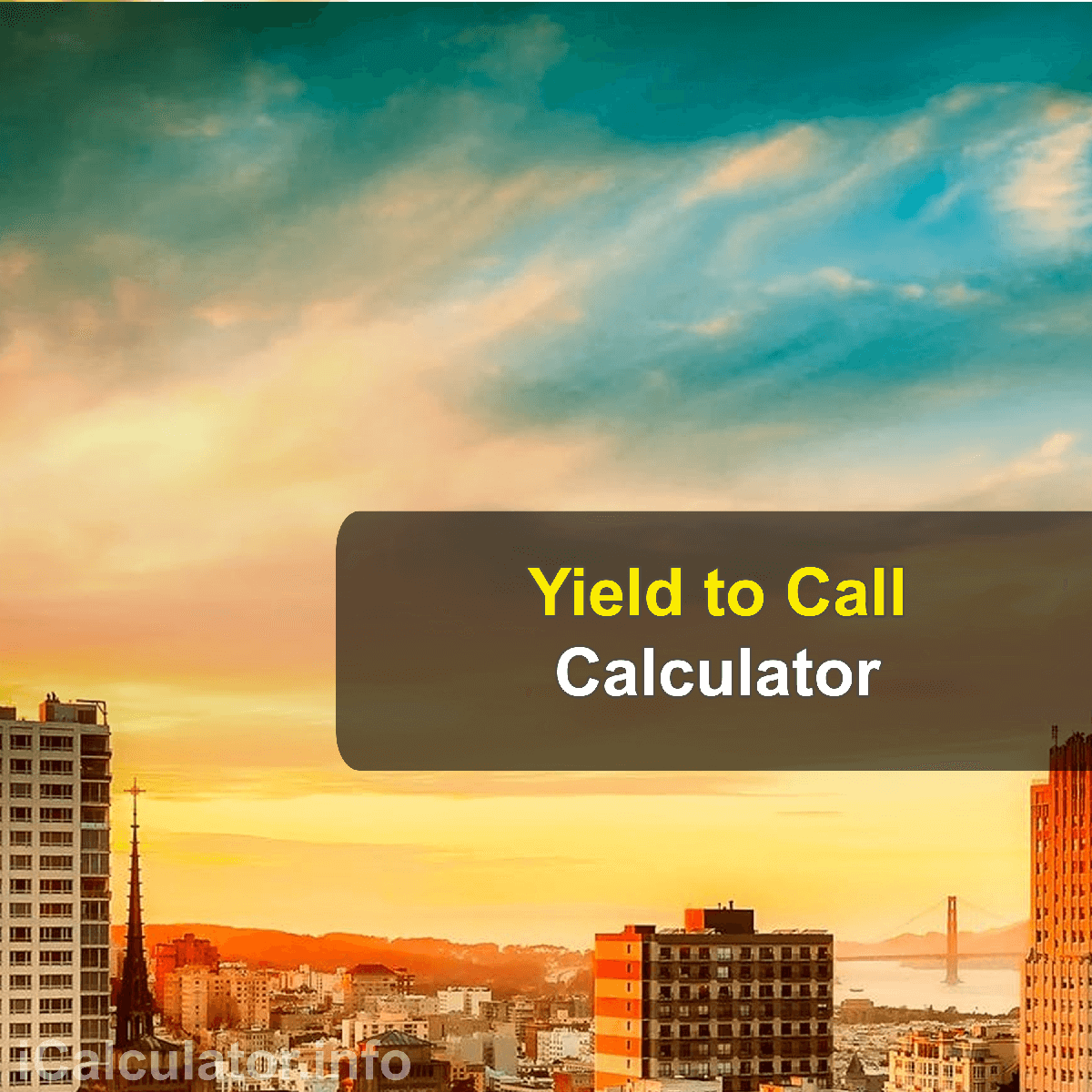 Yield to Call Calculator. This image provides details of how to calculate Yield to Call using a calculator and notepad. By using the Yield to Call formula, the Yield to Call Calculator provides a true calculation of the yield to call on your bonds with several parameters by editing the details to get the results for a different calculation